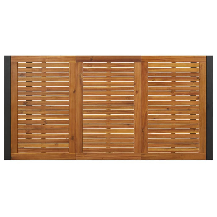 Masă grădină picioare formă de U 180x90x75 cm lemn masiv acacia - WALTI WALTI