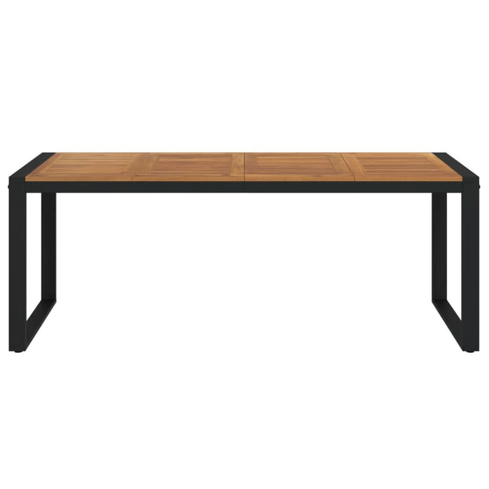 Masă grădină picioare formă de U 200x90x75 cm lemn masiv acacia - WALTI WALTI