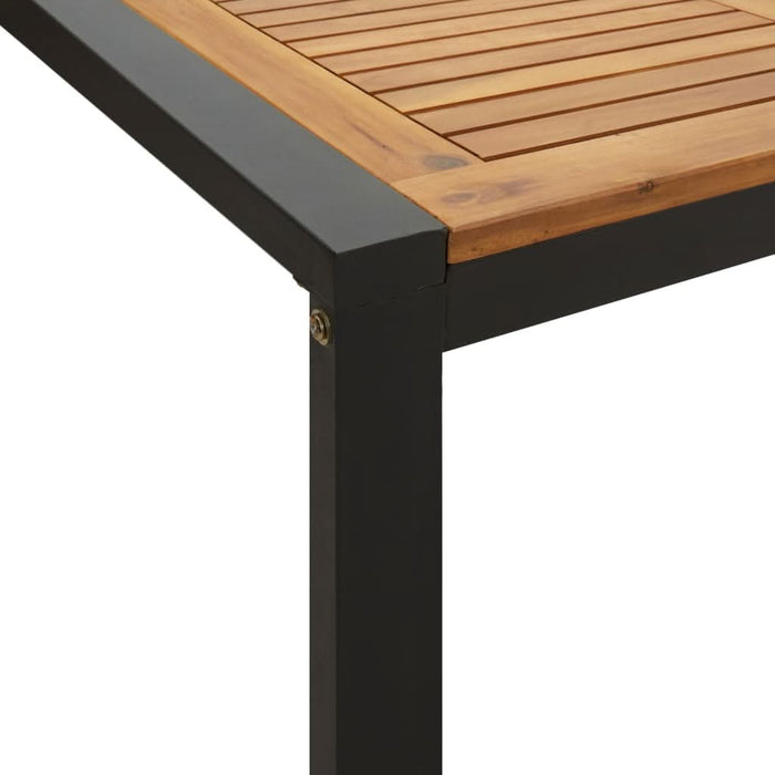 Masă grădină picioare formă de U 200x90x75 cm lemn masiv acacia - WALTI WALTI
