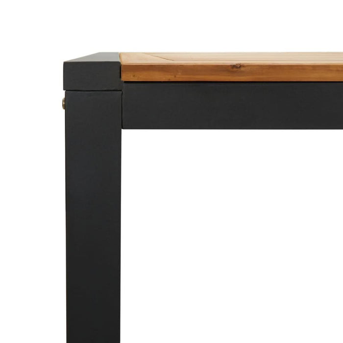 Masă grădină picioare formă de U 200x90x75 cm lemn masiv acacia - WALTI WALTI