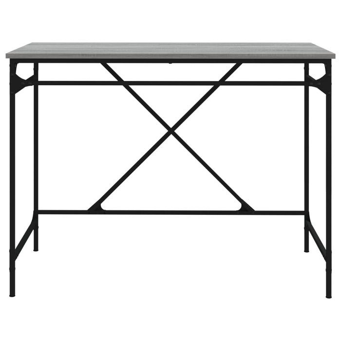 Birou, gri sonoma, 100x50x75 cm, lemn prelucrat și fier - WALTI WALTI