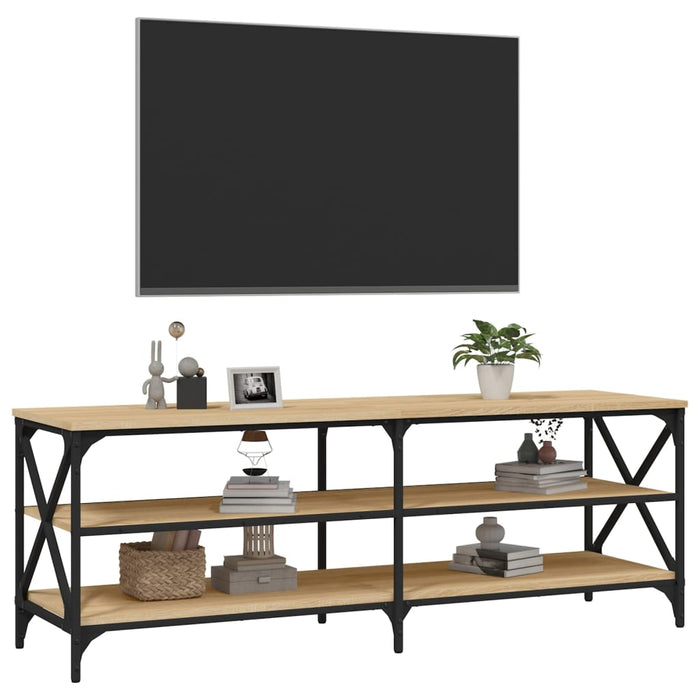 Comodă TV, stejar sonoma, 140x40x50 cm, lemn prelucrat WALTI