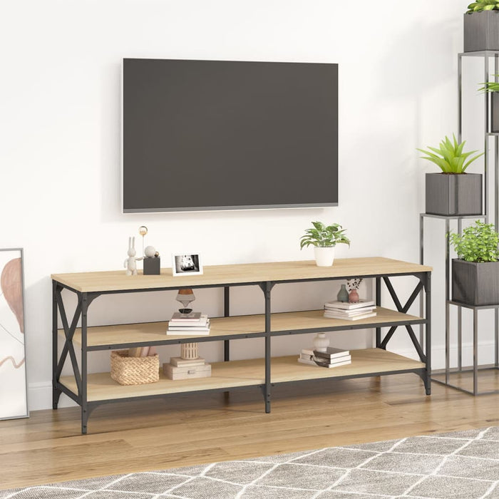 Comodă TV, stejar sonoma, 140x40x50 cm, lemn prelucrat WALTI