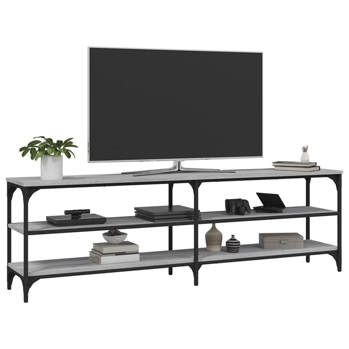 Comodă TV, gri sonoma, 160x30x50 cm, lemn prelucrat - WALTI WALTI