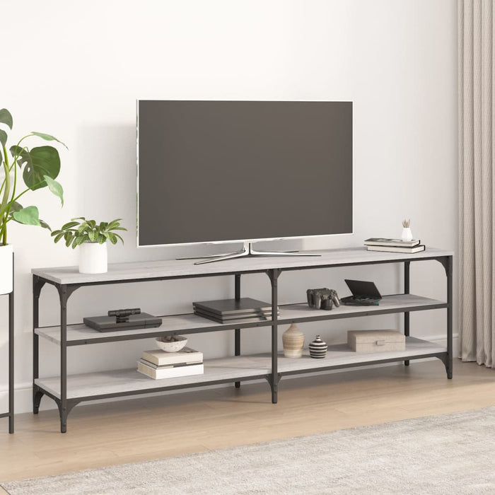 Comodă TV, gri sonoma, 160x30x50 cm, lemn prelucrat - WALTI WALTI