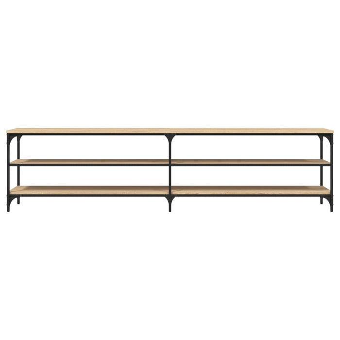 Comodă TV, stejar sonoma, 200x30x50 cm, lemn prelucrat și metal - WALTI WALTI