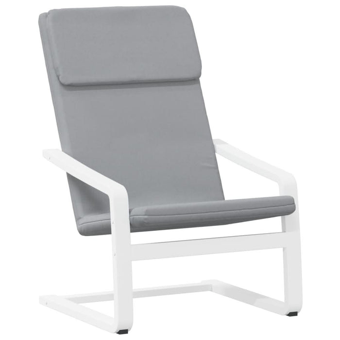 Scaun de relaxare, gri deschis, material textil - WALTI WALTI