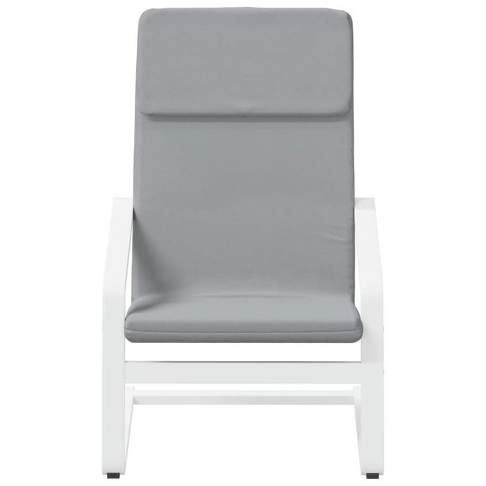 Scaun de relaxare, gri deschis, material textil - WALTI WALTI