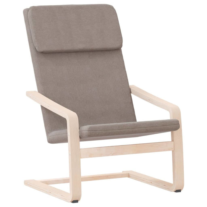 Scaun de relaxare, gri taupe, material textil - WALTI WALTI