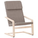 Scaun de relaxare, gri taupe, material textil - WALTI WALTI