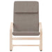 Scaun de relaxare, gri taupe, material textil - WALTI WALTI