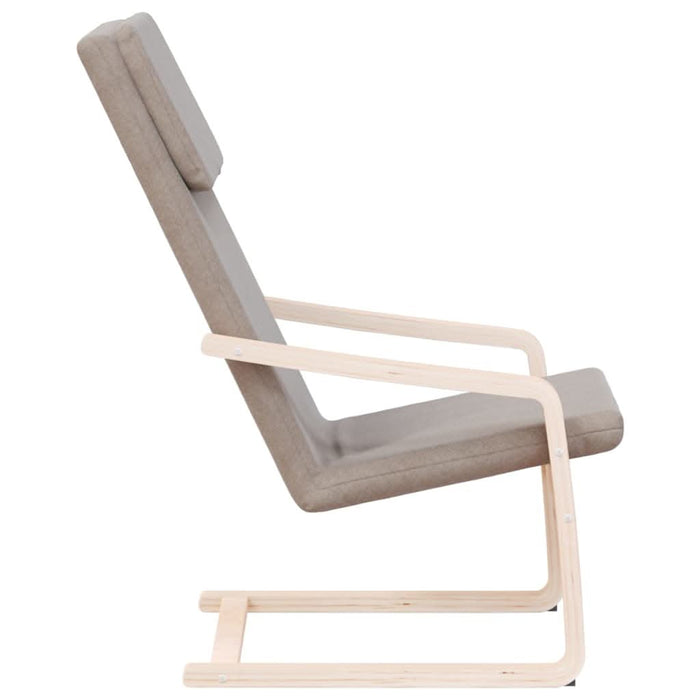Scaun de relaxare, gri taupe, material textil - WALTI WALTI