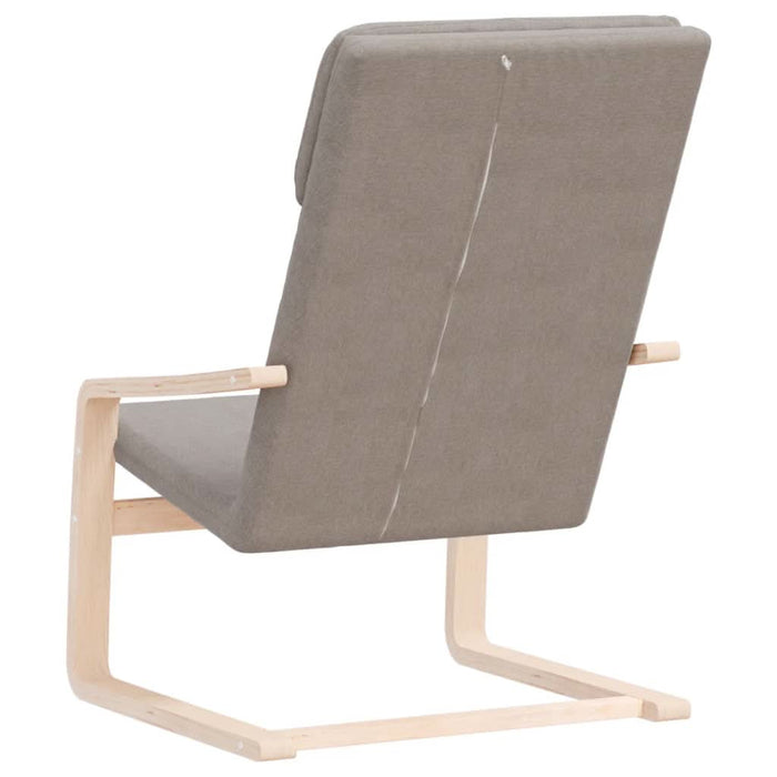 Scaun de relaxare, gri taupe, material textil - WALTI WALTI