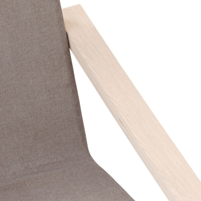 Scaun de relaxare, gri taupe, material textil - WALTI WALTI
