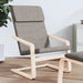 Scaun de relaxare, gri taupe, material textil - WALTI WALTI