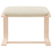 Taburet, crem, 60x60x39 cm, material textil - WALTI WALTI
