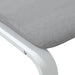 Taburet, gri deschis, 51x41x40 cm, material textil - WALTI WALTI