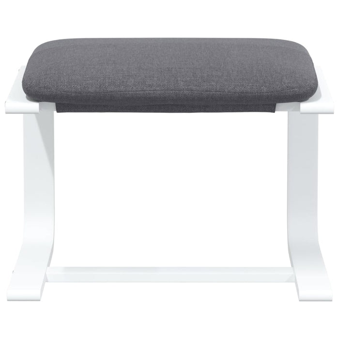 Taburet, gri închis, 51x41x40 cm, material textil - WALTI WALTI
