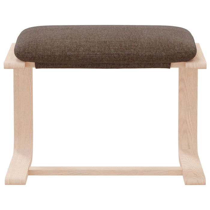 Taburet, maro închis, 51x41x40 cm, material textil - WALTI WALTI