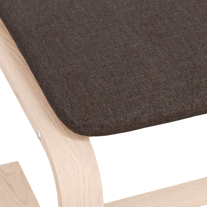 Taburet, maro închis, 51x41x40 cm, material textil - WALTI WALTI