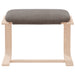 Taburet, gri taupe, 51 x 41 x 40 cm, material textil - WALTI WALTI