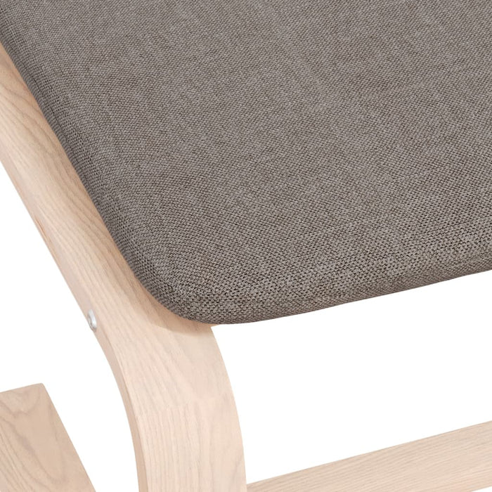 Taburet, gri taupe, 51 x 41 x 40 cm, material textil - WALTI WALTI