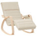 Scaun balansoar, crem, material textil - WALTI WALTI