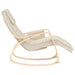 Scaun balansoar, crem, material textil - WALTI WALTI
