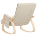 Scaun balansoar, crem, material textil - WALTI WALTI