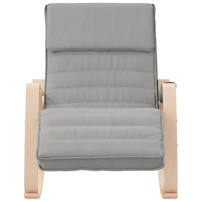 Scaun balansoar, gri deschis, material textil - WALTI WALTI