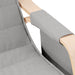 Scaun balansoar, gri deschis, material textil - WALTI WALTI