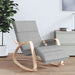 Scaun balansoar, gri deschis, material textil - WALTI WALTI