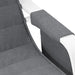 Scaun balansoar, gri închis, material textil - WALTI WALTI