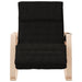 Scaun balansoar, negru, material textil - WALTI WALTI