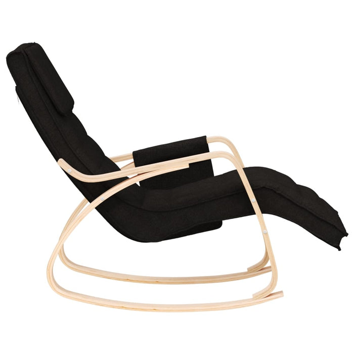 Scaun balansoar, negru, material textil - WALTI WALTI