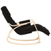 Scaun balansoar, negru, material textil - WALTI WALTI