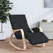Scaun balansoar, negru, material textil - WALTI WALTI
