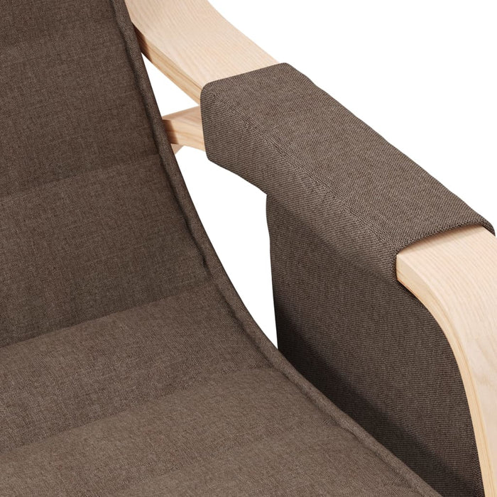 Scaun balansoar, maro închis, material textil - WALTI WALTI