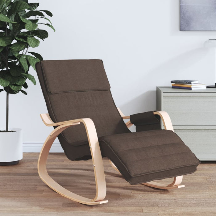 Scaun balansoar, maro închis, material textil - WALTI WALTI