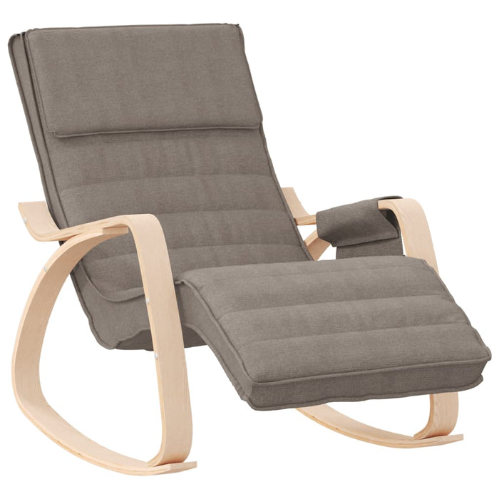 Scaun balansoar, gri taupe, material textil - WALTI WALTI