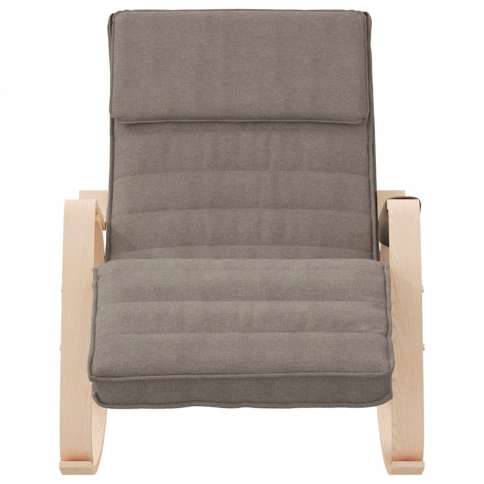 Scaun balansoar, gri taupe, material textil - WALTI WALTI