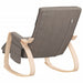 Scaun balansoar, gri taupe, material textil - WALTI WALTI
