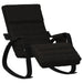 Scaun balansoar, negru, material textil - WALTI WALTI