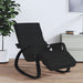 Scaun balansoar, negru, material textil - WALTI WALTI