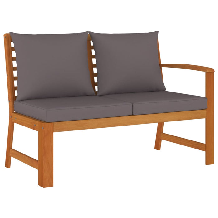 Set mobilier grădină cu perne, 6 piese, lemn masiv acacia WALTI