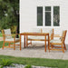 Set mobilier de grădină cu perne, 4 piese, lemn masiv de acacia - WALTI WALTI