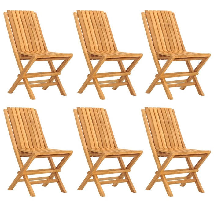 Set mobilier de grădină, 7 piese, lemn masiv de tec WALTI