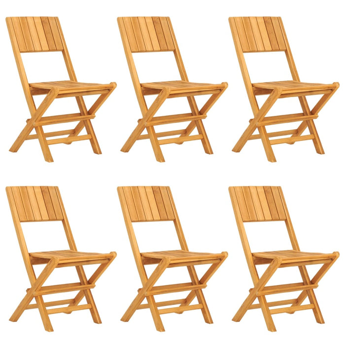 Set mobilier de grădină, 7 piese, lemn masiv de tec WALTI