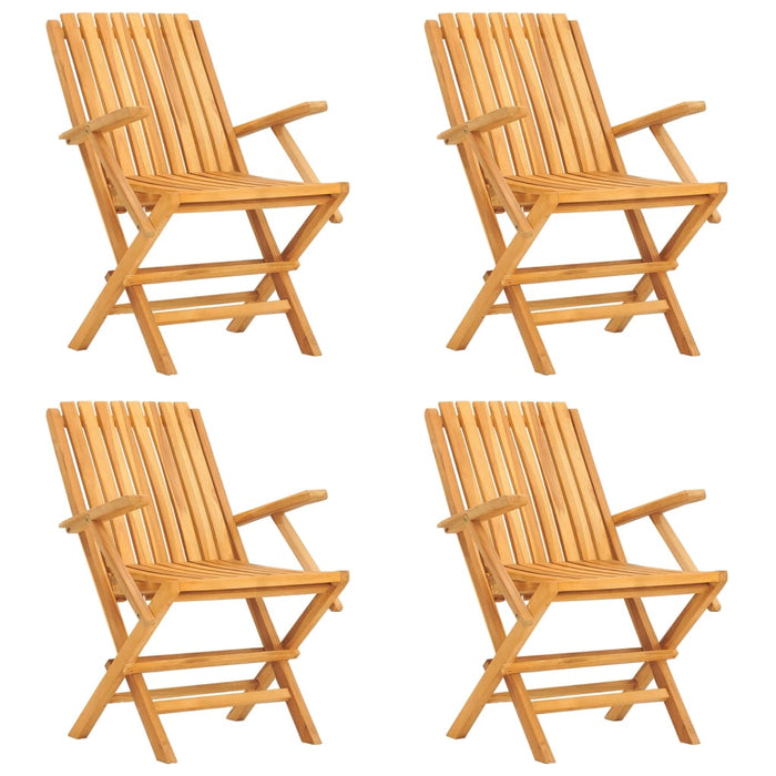 Set masă pentru grădină, lemn masiv de tec, 5 piese - WALTI WALTI