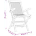 Scaune de grădină pliante 4 buc. gri 56x61x89 cm lemn masiv tec - WALTI WALTI